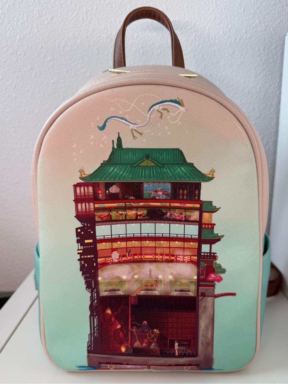 Loungefly Studio Ghibli Spirited Away Bathhouse Mini Backpack BoxLunch Exclusive